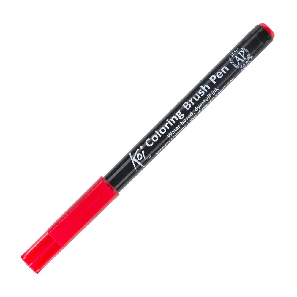 Маркер акварельный "Koi Color Brush", кармин