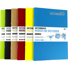 Скетчбук "Sketchmarker marker line", 17.6x25 см, 160 г/м2, 16 листов, бирюзовый