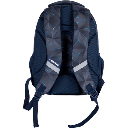 Рюкзак молодежный "Head 3D blue", чёрный - 4
