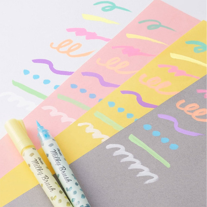 Маркер-кисть "Milky Brush", бирюзовый пастельный - 10