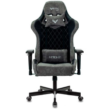 Кресло игровое Бюрократ "VIKING 7 KNIGHT", металл, ткань, черный