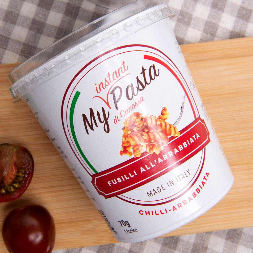 Паста фузилли "My instant pasta" с соусом арабьята, 70г - 4