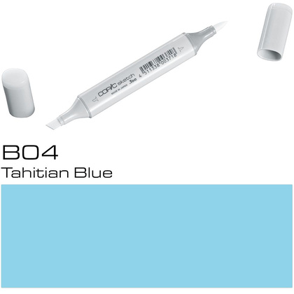 Маркер перманентный "Copic Sketch", B-04 таитянский синий