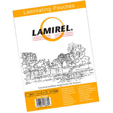 Пленка для ламинирования "Lamirel", A4, 75 мкм, глянцевая