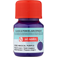 Краски декоративные "GLASS&PORCELAIN OPAQUE", 30 мл, 5516 пурпурный