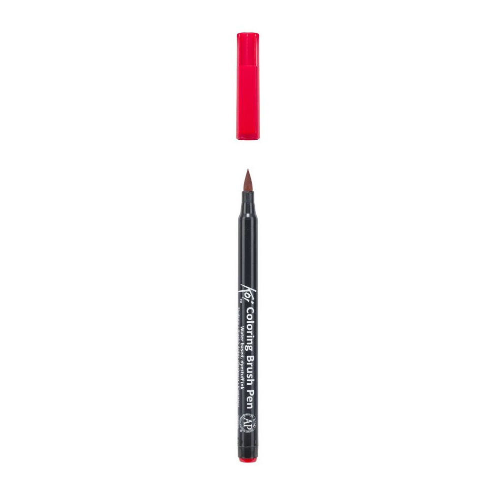 Маркер акварельный "Koi Color Brush", красный - 3