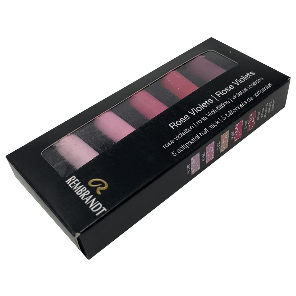 Набор мягкой пастели "Rembrandt Half Pastel", 5 цветов, красно-фиолетовые - 3