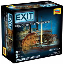 Игра настольная "Exit-Квест. Ограбление на Миссисипи"