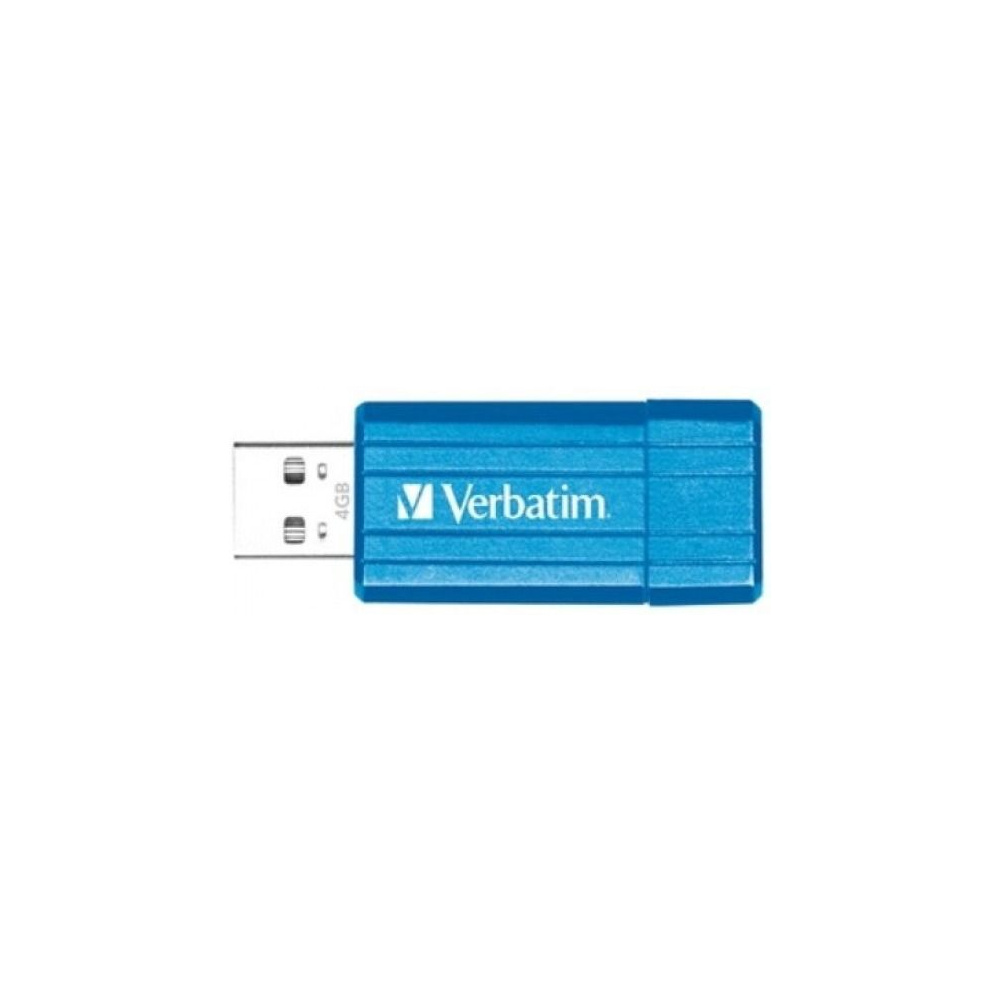 USB-накопитель Verbatim "Pin Stripe", 32 гб, usb 2.0, голубой - 2