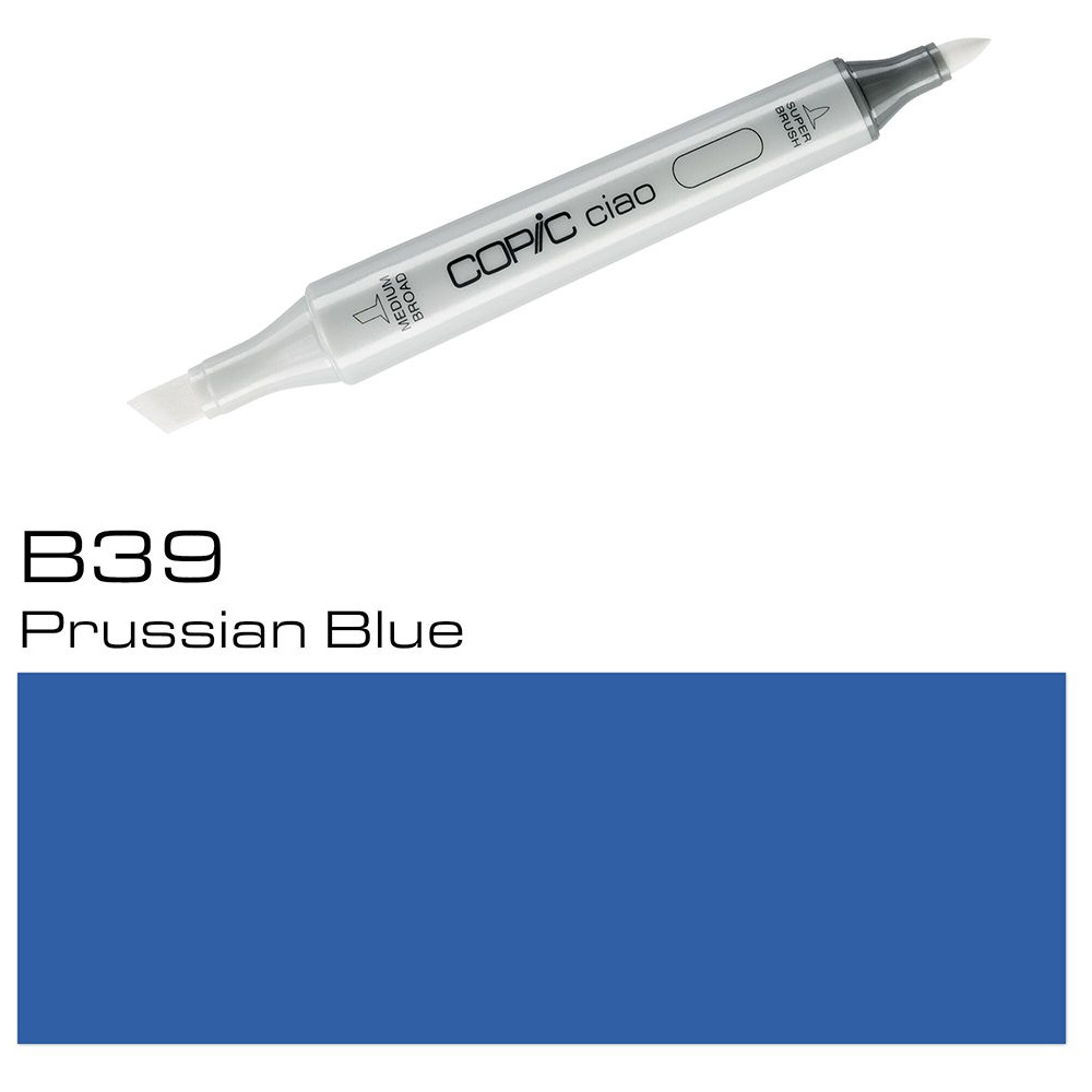 Маркер перманентный "Copic ciao", B-39 прусский синий