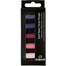 Набор мягкой пастели "Rembrandt Half Pastel", 5 цветов, красные земли