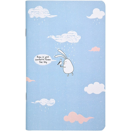 Блокнот "Bunny облака", А5, 48 листов, голубой
