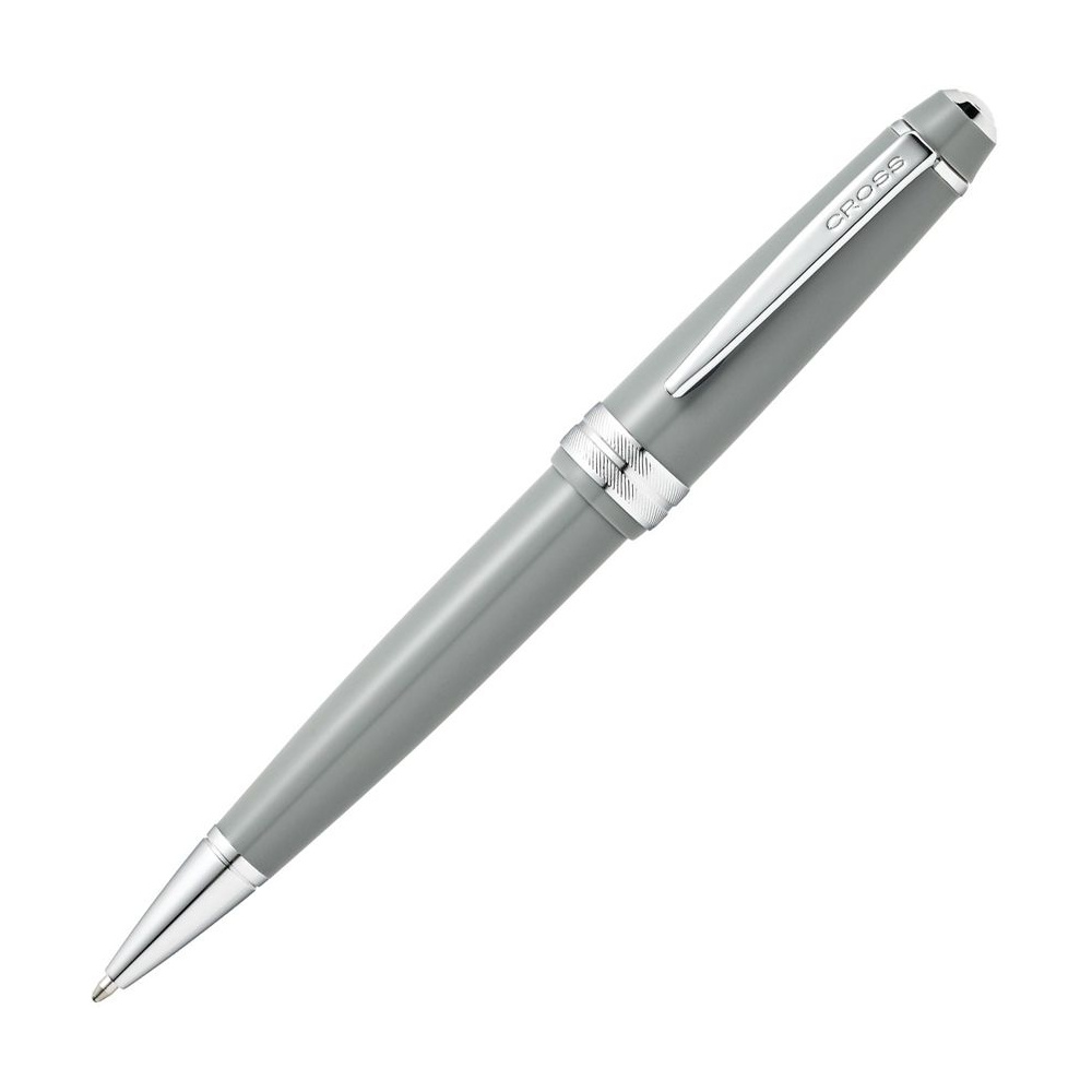 Ручка шариковая автоматическая "Cross Bailey Light", 0.7 мм, серый, стерж. черный