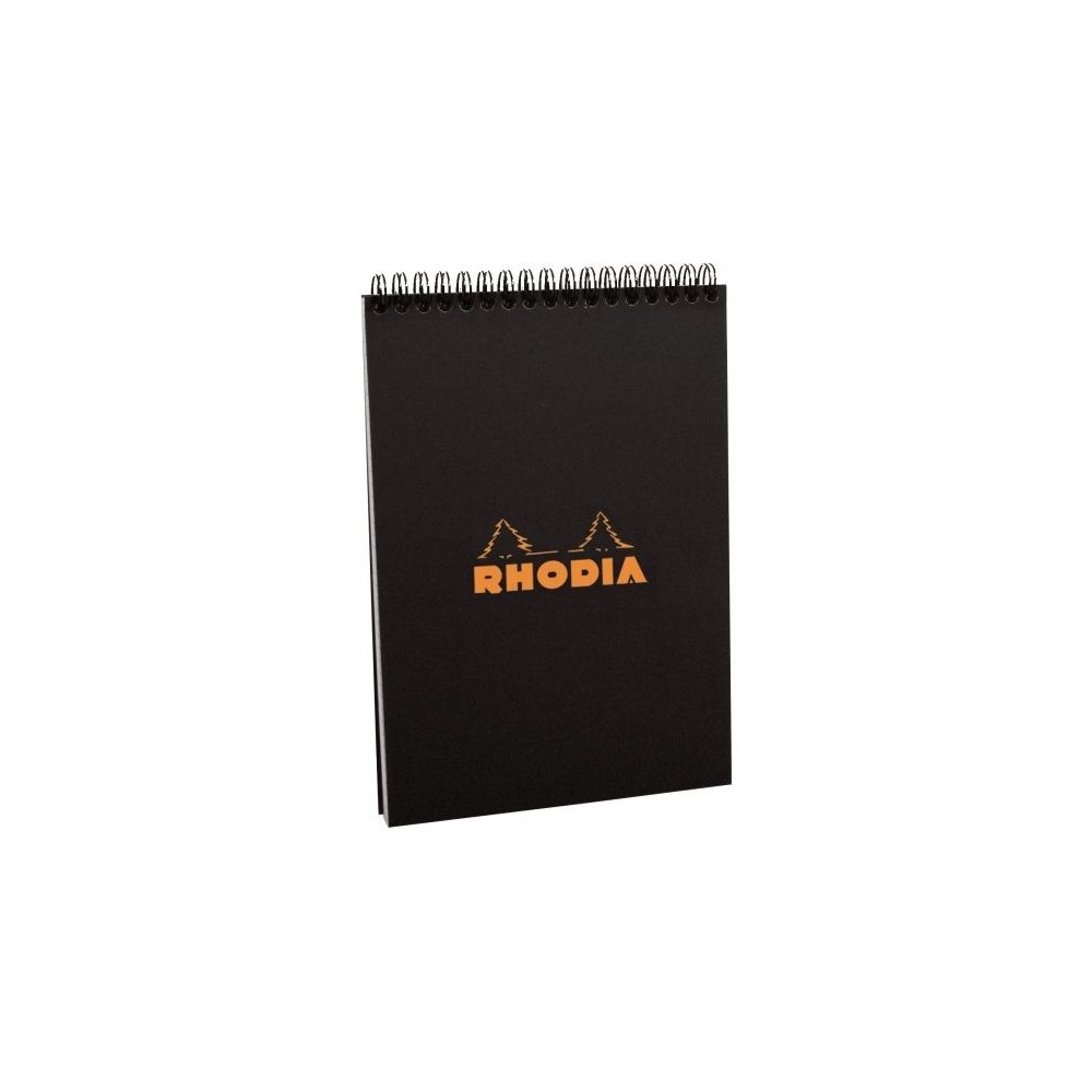 Блокнот "Rhodia", A6, 80 листов, клетка, черный