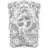 Карты "Таро". Набор карт для раскрашивания (черно-красный) - 6