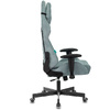 Кресло игровое Бюрократ VIKING "KNIGHT LT28 FABRIC", ткань, металл, серо-голубой  - 2