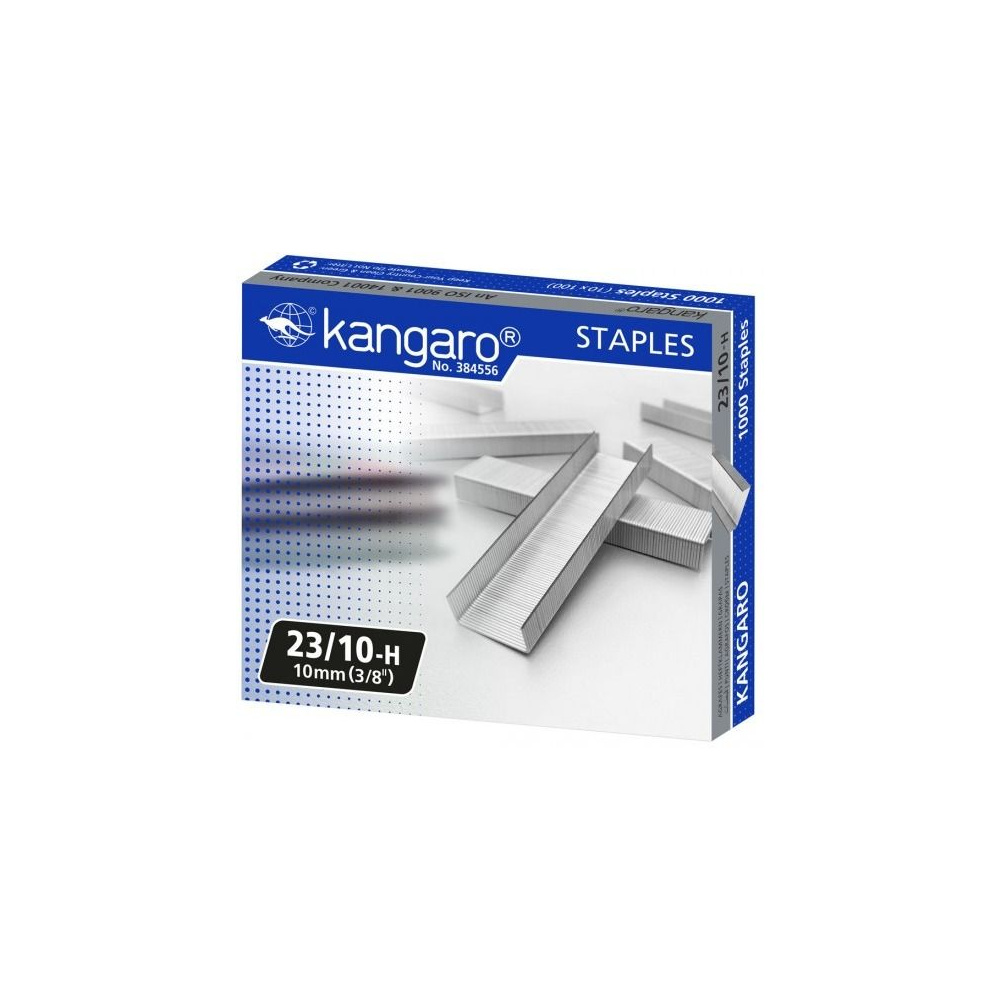 Скобы "Kangaro", 23/15, 1000 шт, металлик - 3