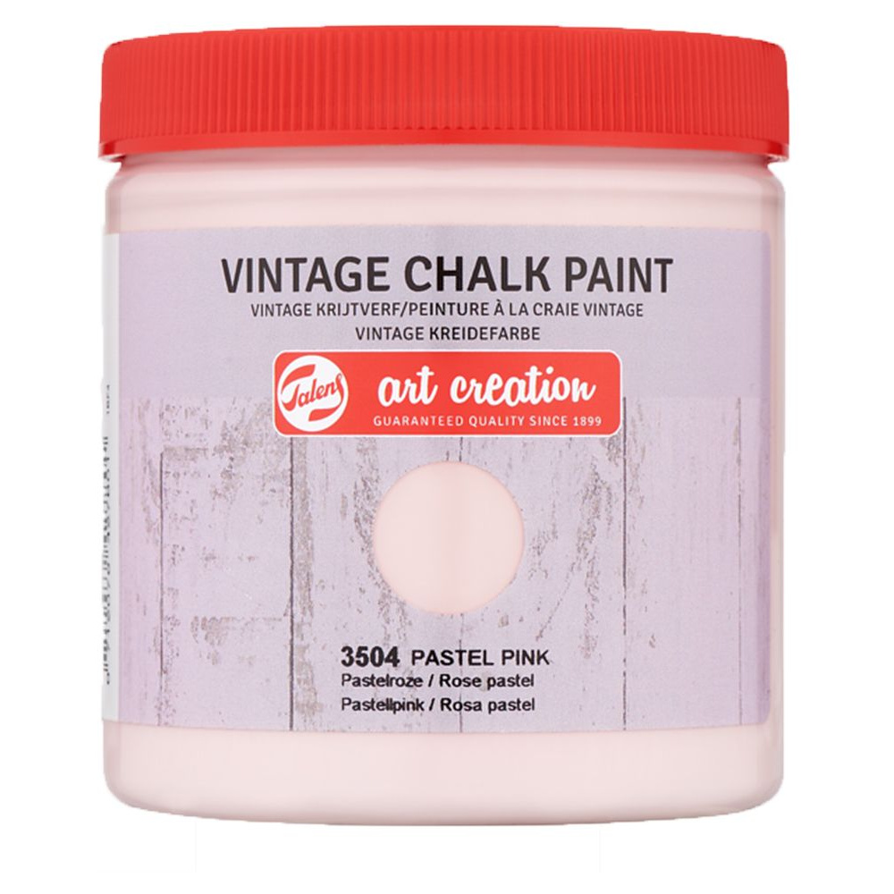 Краска декоративная "VINTAGE CHALK PAINT", 250 мл, 3504 пастельный розовый