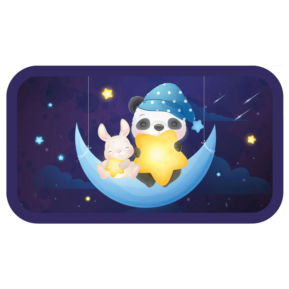 Пенал "Moon Light", 2 отделения, разноцветный