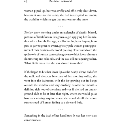 Книга на английском языке "No One Is Talking About This", Patricia Lockwood - 8