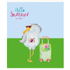 Тетрадь "Hello summer", А5, 48 листов, клетка, ассорти - 6