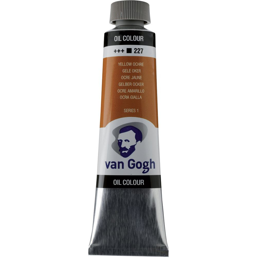 Краски масляные "Van Gogh", 227 охра жёлтая, 40 мл, туба