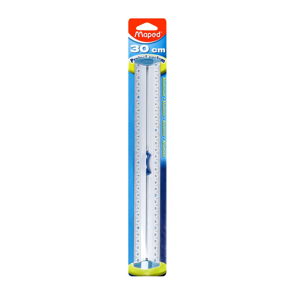 Линейка алюминевая Maped, 30 см, серебристый - 2
