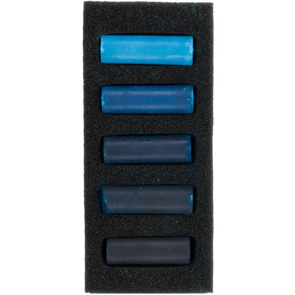 Набор мягкой пастели "Rembrandt Half Pastel", 5 цветов, теплые синие - 2