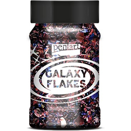 Хлопья декоративные "Pentart Galaxy Flakes", 15 г, коричневый Марс