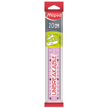 Линейка Maped "Unbreakable", 20 см, ассорти