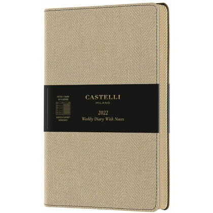 Блокнот "Harris Desert Sand", А5, 96 листов, клетка, песочный