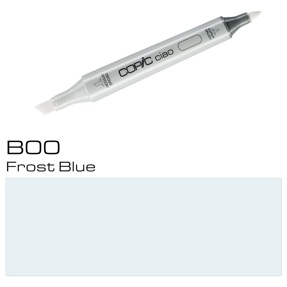 Маркер перманентный "Copic ciao", B-00 морозный голубой