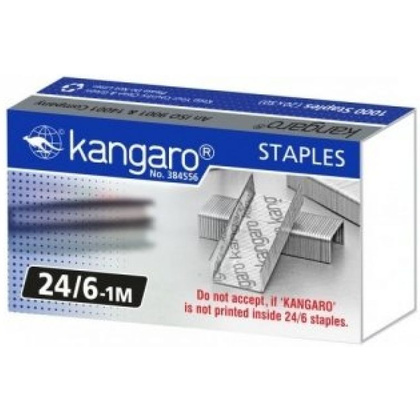 Скобы "Kangaro", 24/6, 5000 шт, металлик