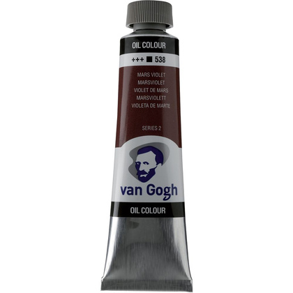 Краски масляные "Van Gogh", 538 марс фиолетовый, 40 мл, туба
