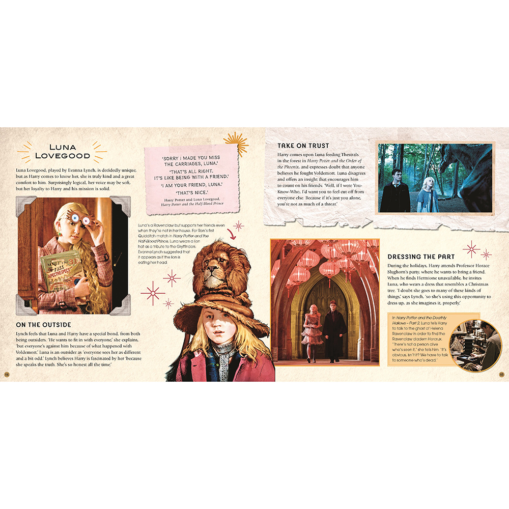 Книга на английском языке "Harry potter - friends & foes: a movie scrapbook",  Bros. Warner - 3