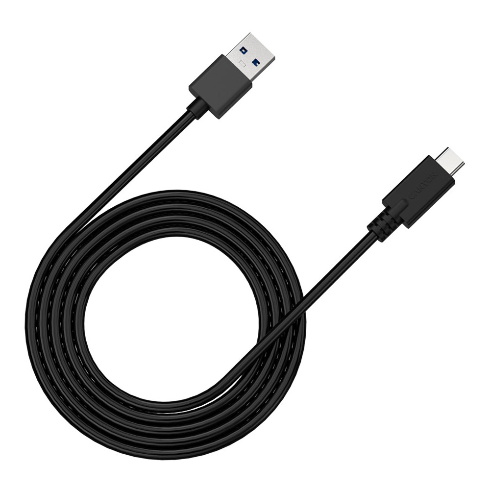 Кабель Canyon "CNE-USBC4B" (Type C Cable To USB 3.0), 1.5 м, черный