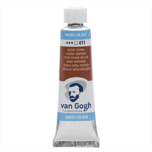 Краски акварельные "Van Gogh", 411 сиена жженая, 10 мл, туба
