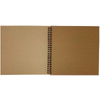 Скетчбук "Kraft", 29.5x29.5 см, 140 г/м2, 40 листов, оранжевый - 3