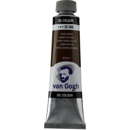 Краски масляные "Van Gogh", 408 умбра натуральная, 40 мл, туба