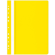 Папка-скоросшиватель с перфорацией "Office Product", А4, желтый