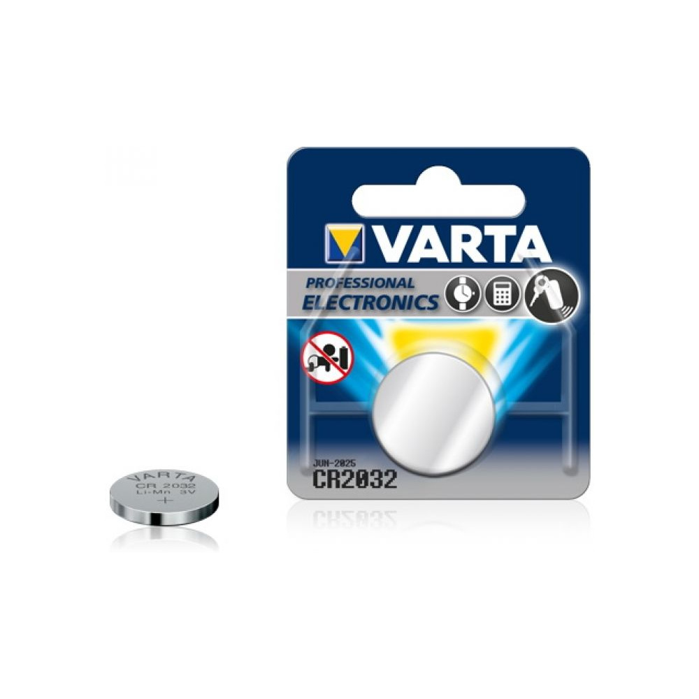 Батарейка литиевая дисковая Varta "Lithium CR2032", 1 шт. - 2