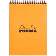 Блокнот "Rhodia", A5, 80 листов, линейка, оранжевый