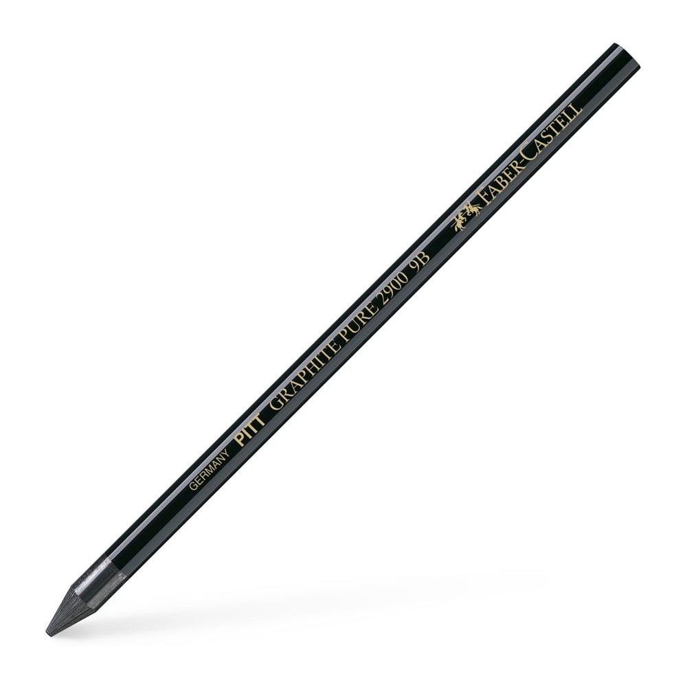 Карандаш цельнографитный PITT "Graphite Pure", 9B
