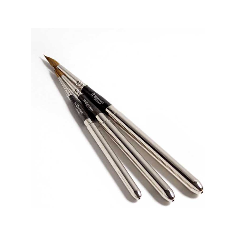 Кисть "Escoda Optimo", колонок, круглая, складная № 2, 6, 10 - 2