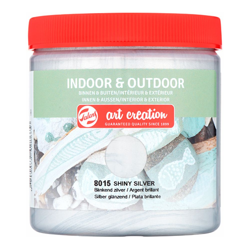 Краски декоративные "INDOOR & OUTDOOR", 250 мл, 8015 серебристый