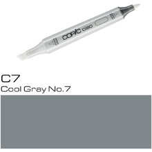 Маркер перманентный "Copic ciao", C-7 холодный серый №7