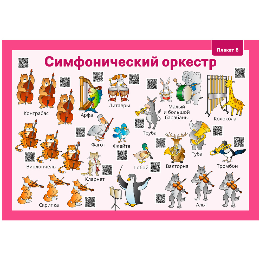 Музыка. 2 класс. Демонстрационные плакаты, Грачёва Н.Н., Аверсэв - 3