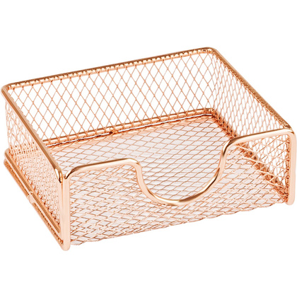 Подставка для канцелярских мелочей "Rose Gold", 5 отделений, розовое золото - 3