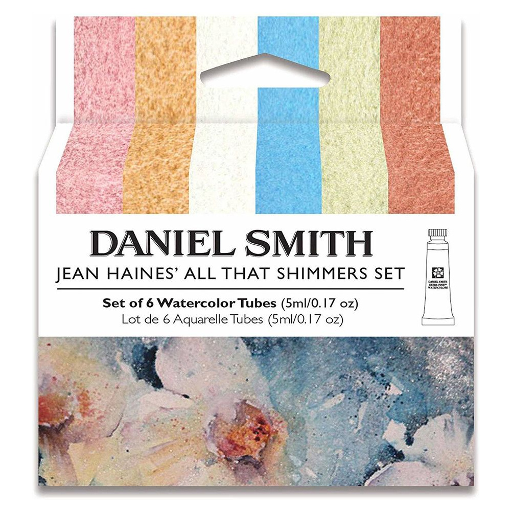 Набор акварели Daniel Smith "Jean Haines’ All That Shimmers Set", 6 цветов, тубы
