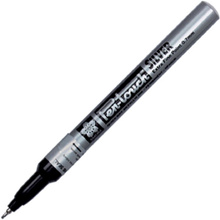 Маркер перманентный "Pen-Touch", серебро